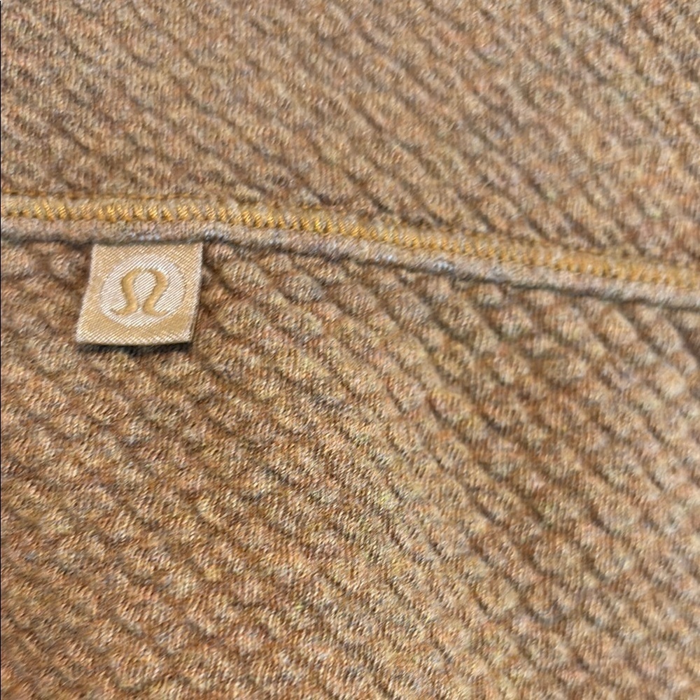 Lululemon Can You Feel The Pleat Crop pants Heathered Spiced Bronze size 10 - Picture 10 of 12